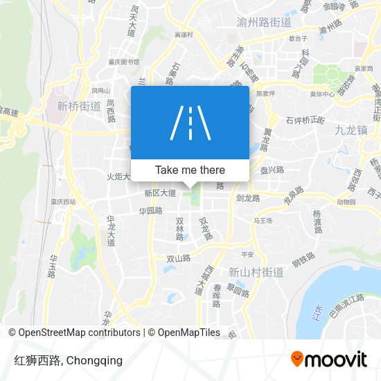 红狮西路 map