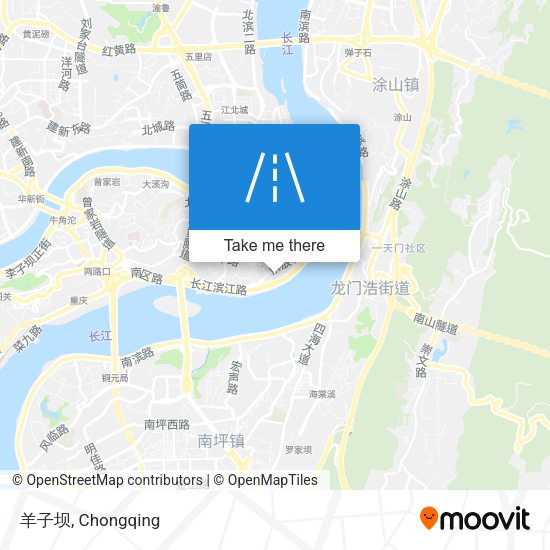 羊子坝 map