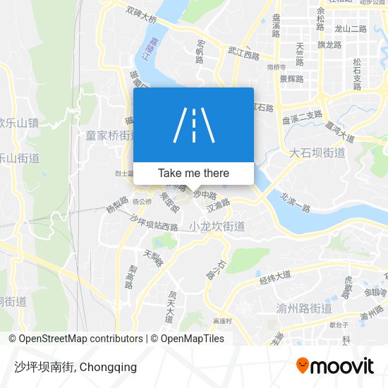 沙坪坝南街 map