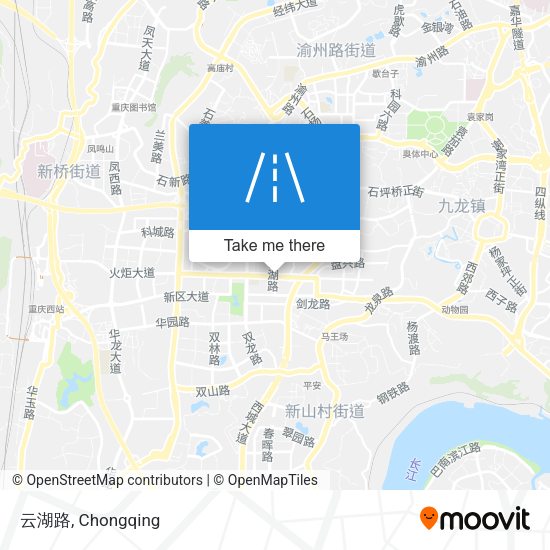 云湖路 map