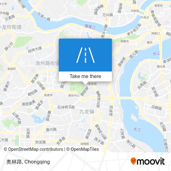 奥林路 map