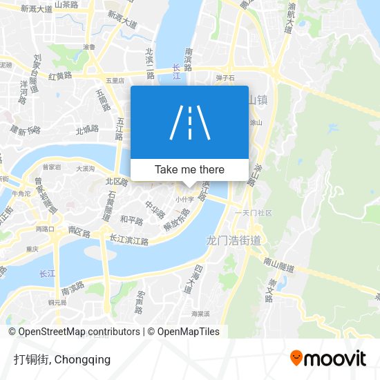 打铜街 map