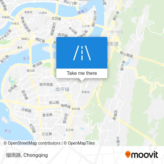 烟雨路 map