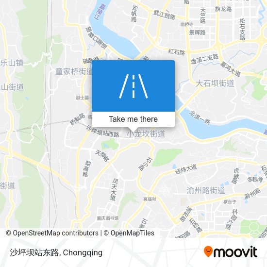 沙坪坝站东路 map