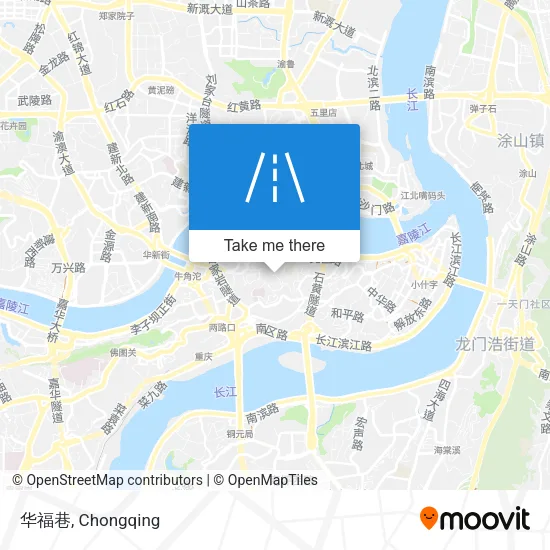 华福巷 map