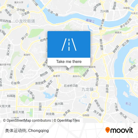 奥体运动街 map
