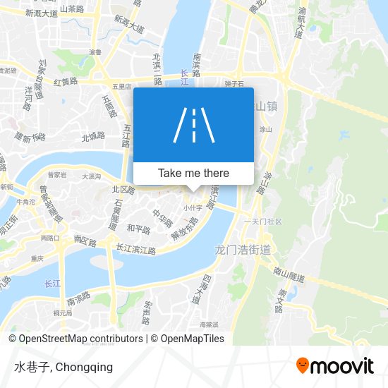 水巷子 map