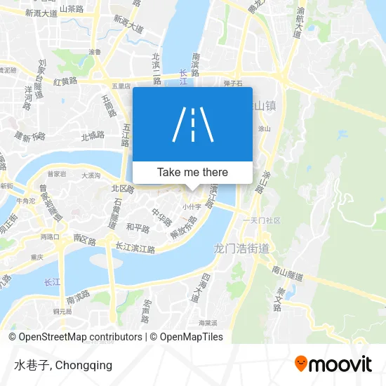 水巷子 map