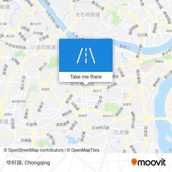 华轩路 map