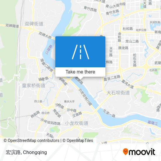 宏滨路 map