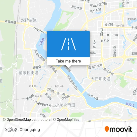 宏滨路 map