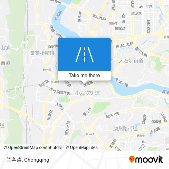 兰亭路 map