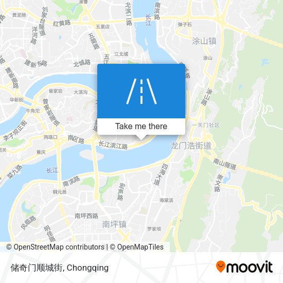 储奇门顺城街 map