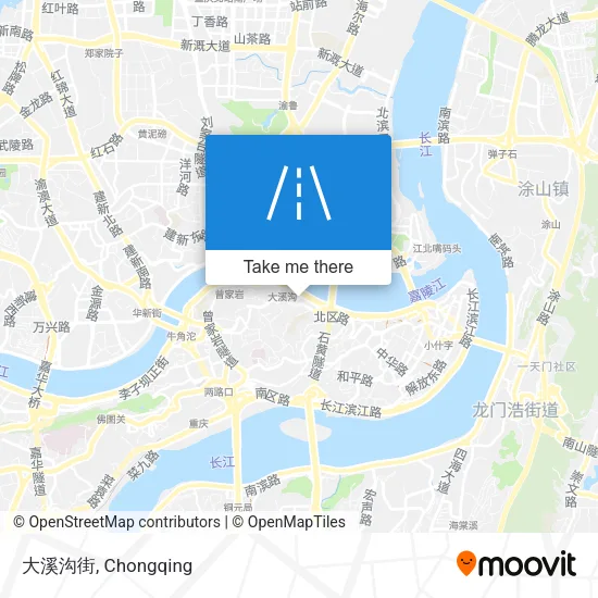 大溪沟街 map