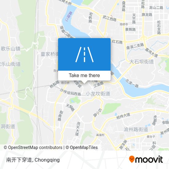 南开下穿道 map