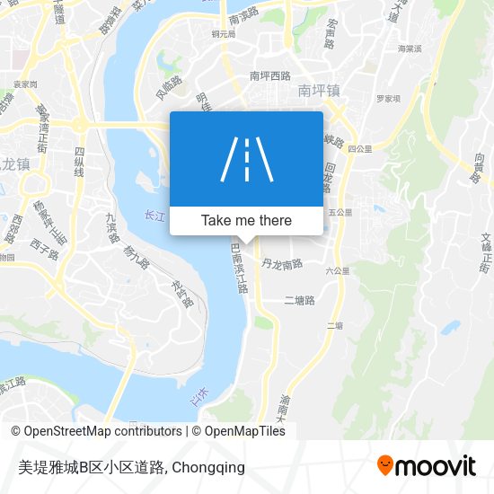 美堤雅城B区小区道路 map