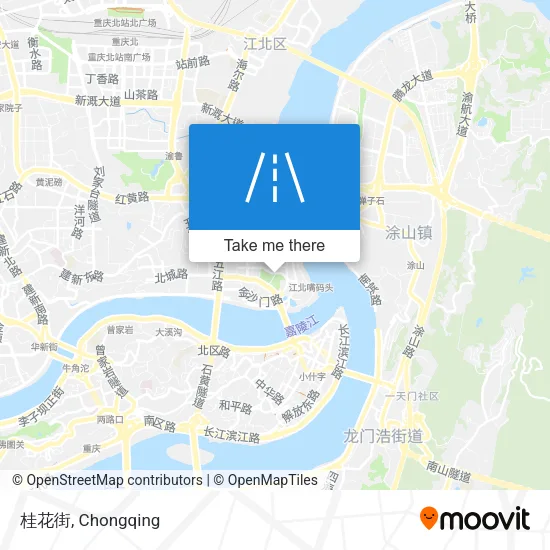 桂花街 map
