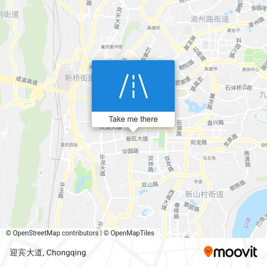 迎宾大道 map