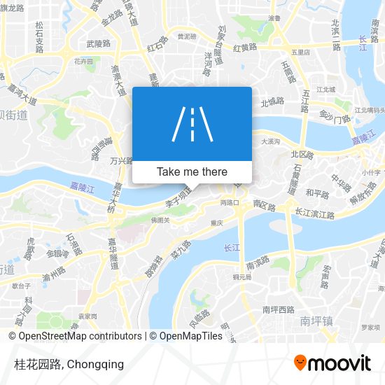桂花园路 map