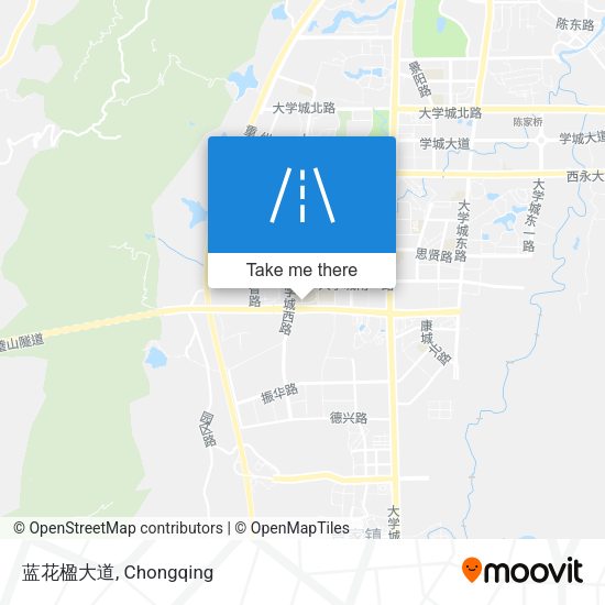 蓝花楹大道 map