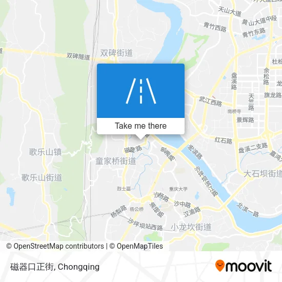 磁器口正街 map