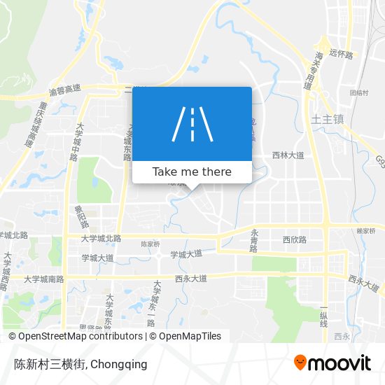 陈新村三横街 map