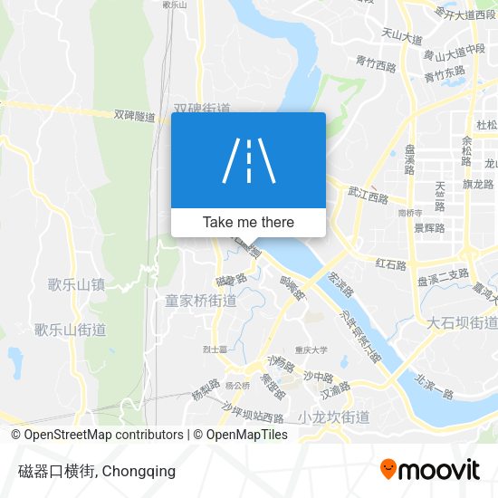 磁器口横街 map