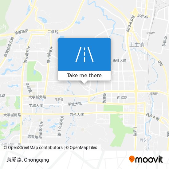 康爱路 map