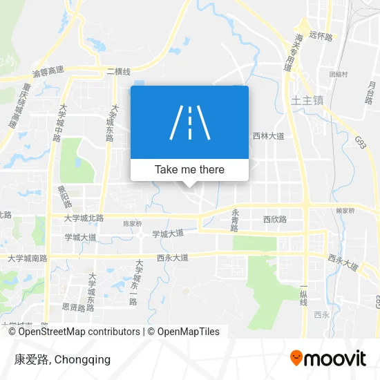 康爱路 map