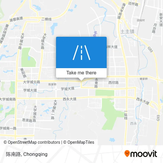 陈南路 map