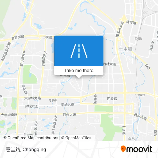 慧堂路 map