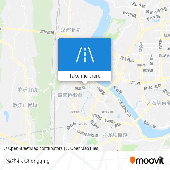 汲水巷 map