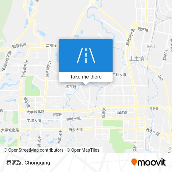 桥源路 map