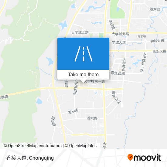 香樟大道 map