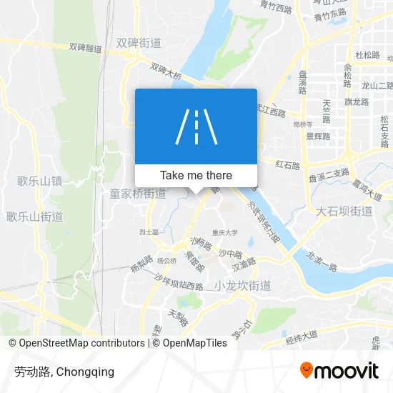 劳动路 map