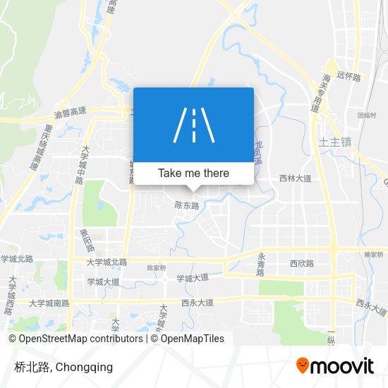 桥北路 map