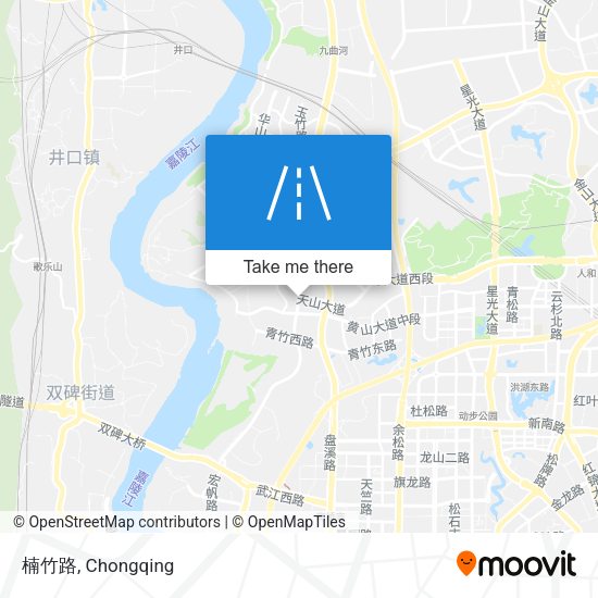 楠竹路 map