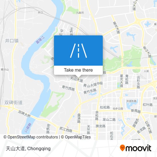 天山大道 map