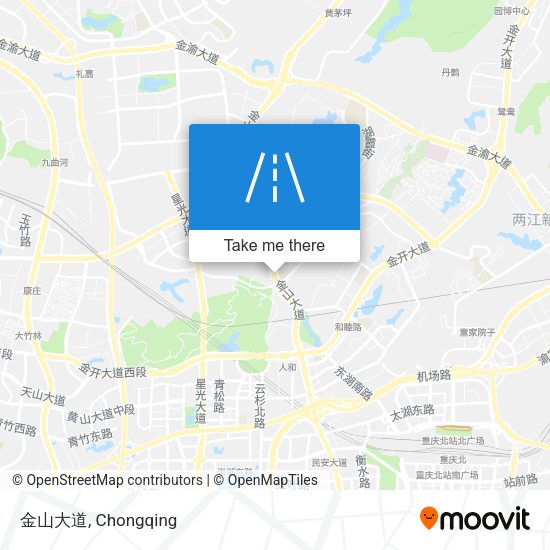 金山大道 map