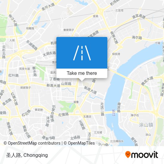 圣人路 map