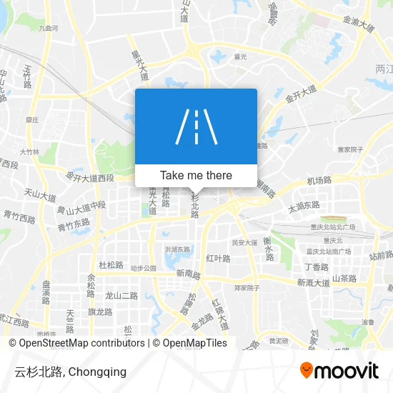 云杉北路 map