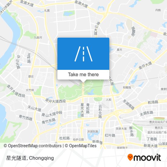 星光隧道 map