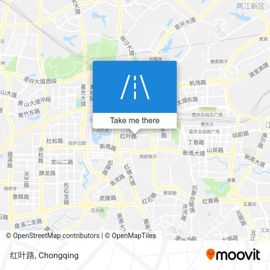 红叶路 map