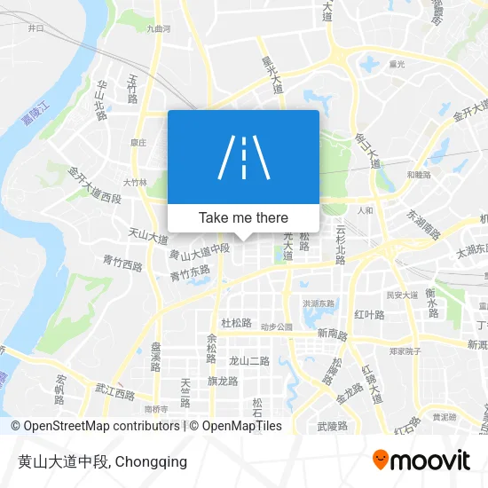 黄山大道中段 map