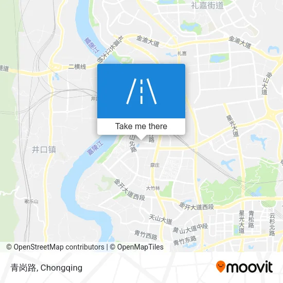 青岗路 map