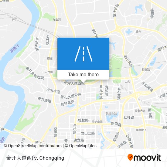 金开大道西段 map