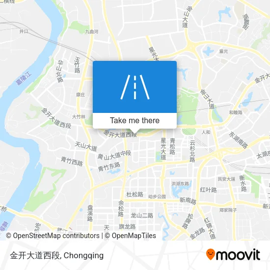 金开大道西段 map