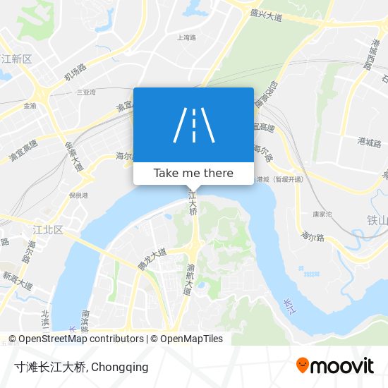 寸滩长江大桥 map