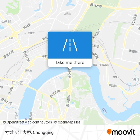 寸滩长江大桥 map
