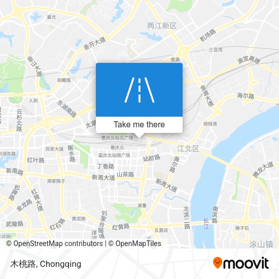 木桃路 map